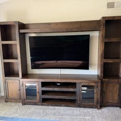 Hardwood Entertainment Center 