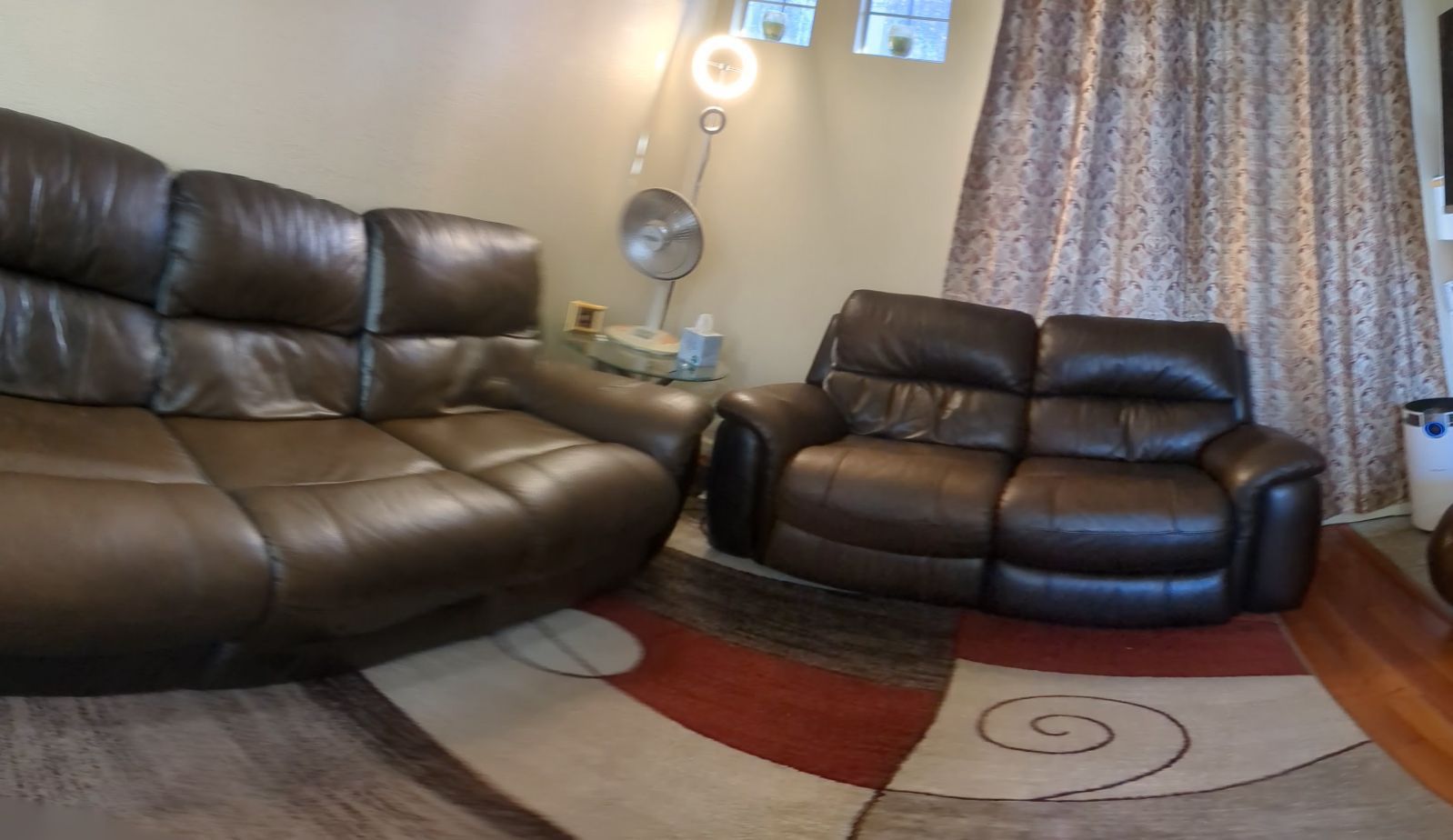 Leather Power Recliner Sofa And Loveseat For Free