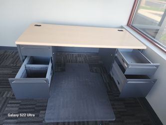 Office desk with key drawers