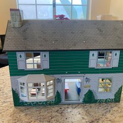 Antique Metal Doll House From Circa 1950’s 