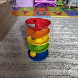 Toddler Toy Bundle – Whirly Rainbow Ramp, Monkey Basketball & Learning Cube 🌈🐵