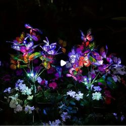 Solar Butterflies Lights.  Outdoors Decorations 