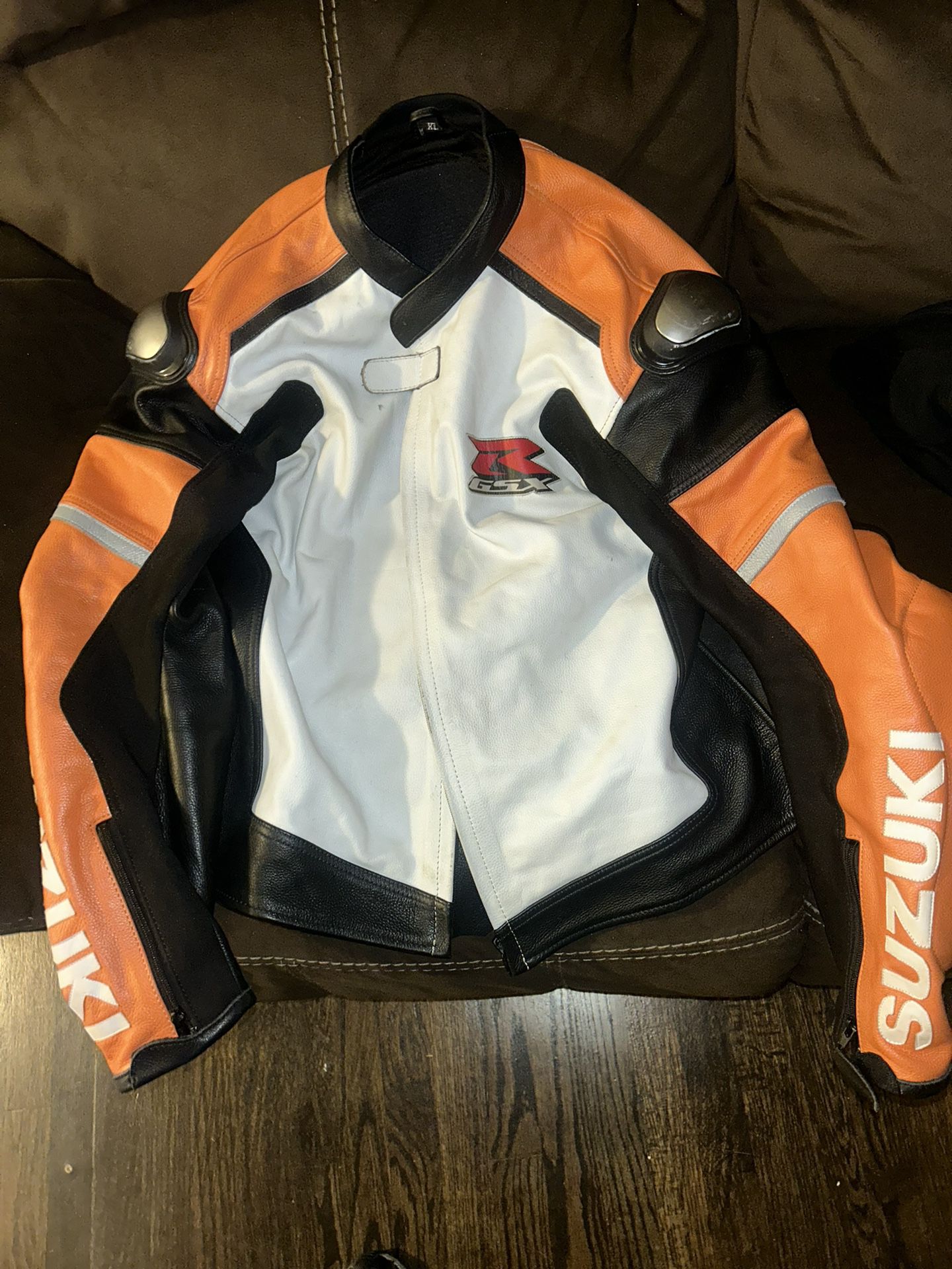 Suzuki GSXR Leather racing jacket 