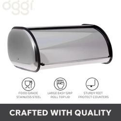 Stainless Steel Bread Bin 