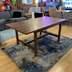 Walnut Trestle Dining Table