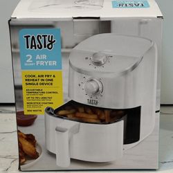 TASTY 2 QUART AIR FRYER NEW IN BOX WHITE