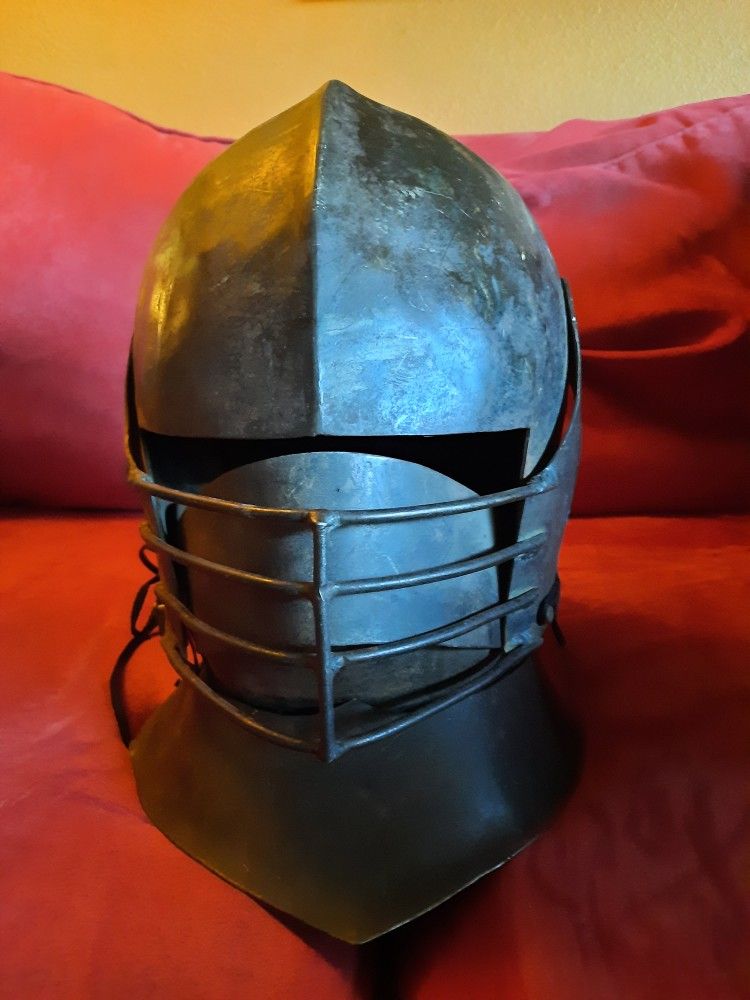 For Sale Renaissance Old Steel Antique Warrior Helmet $100 OBO