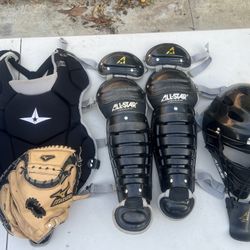 Youth Catcher Set All-Star Mizuno Rawlings Little League