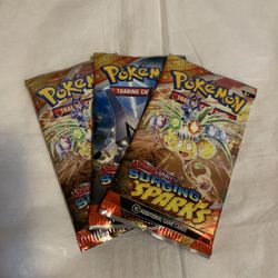 Pokémon Surging Sparks Booster Packs 