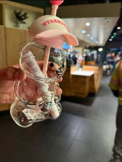 Starbucks pink bearista