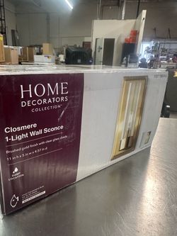 Home Decorators Closmere 1-Light Wall Sconce