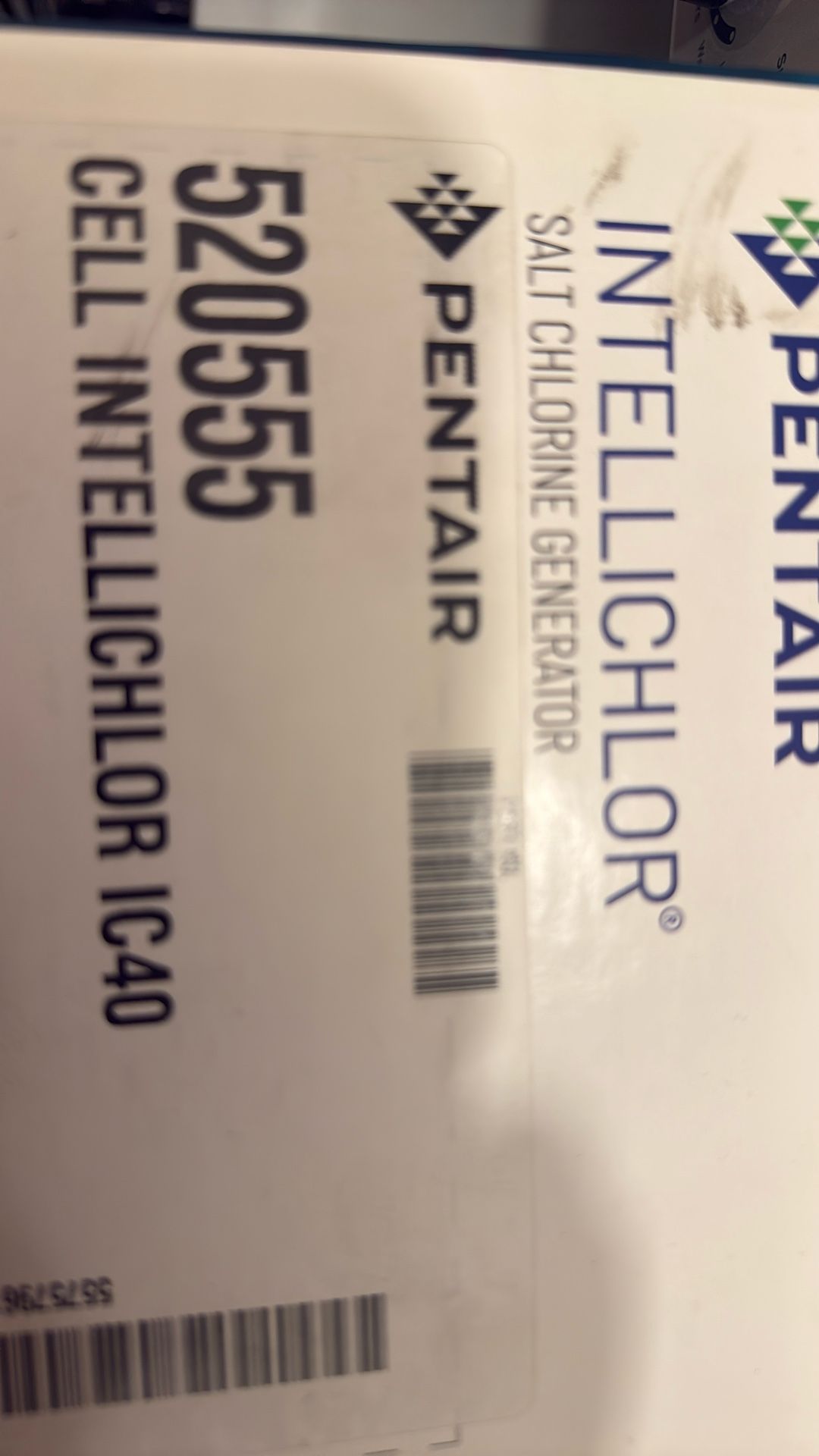 Pentair Intellichlor Ic40 520555