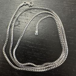 18k Gold Plated 925 Sterling Siver Chaini 24in