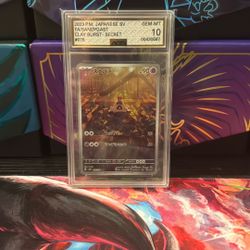 Graded Sandygast Pokemon Card 