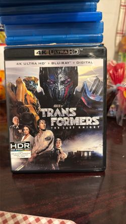 TRANSFORMERS the last night BLUERAY AND DVD ONLY NO 4k