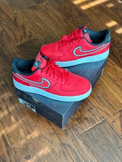 Reverse Stitch University Red Nike Air Force 1 Size 10.5