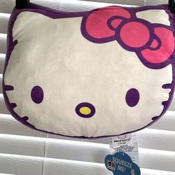 *NWT* HELLO KITTY Pillow - Sweet Kitty - Cloud Pillow/Squishmallow -Purple/White