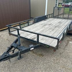 16ft Double Axle Dovetail  Trailer On sale, Monthly Options 