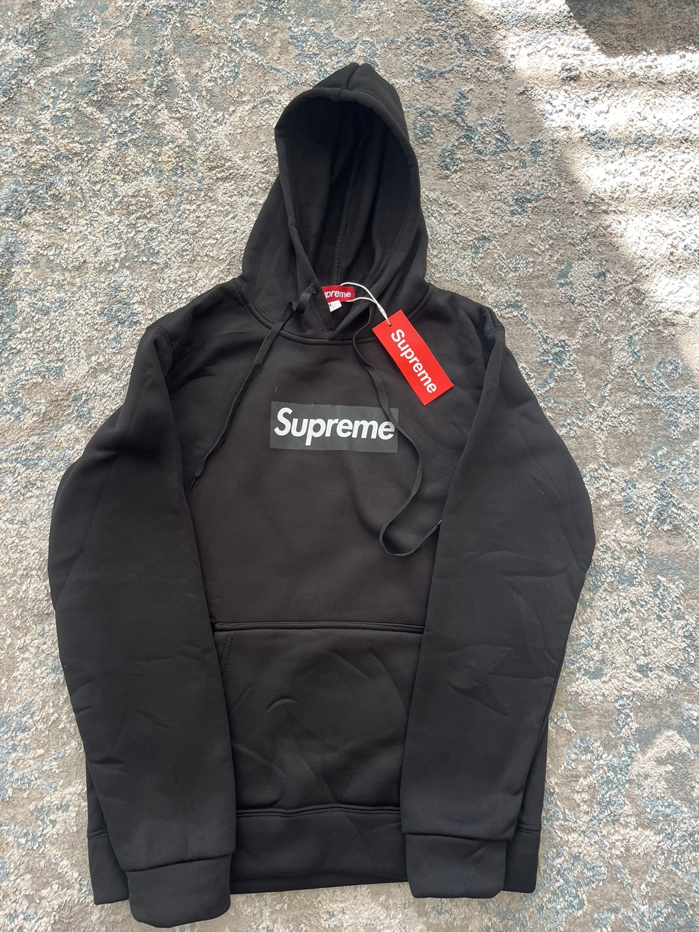 Supreme Seoul Box Logo Hooded Sweatshirt Black