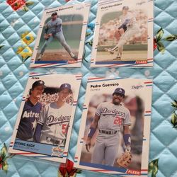 Los Angeles Dodgers 1988 Fleer Baseball Cards Team Set 