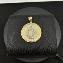 10KTT Virgin Mary Pendant