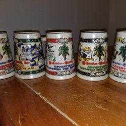 Budweiser Steins Advertising Through the Decade