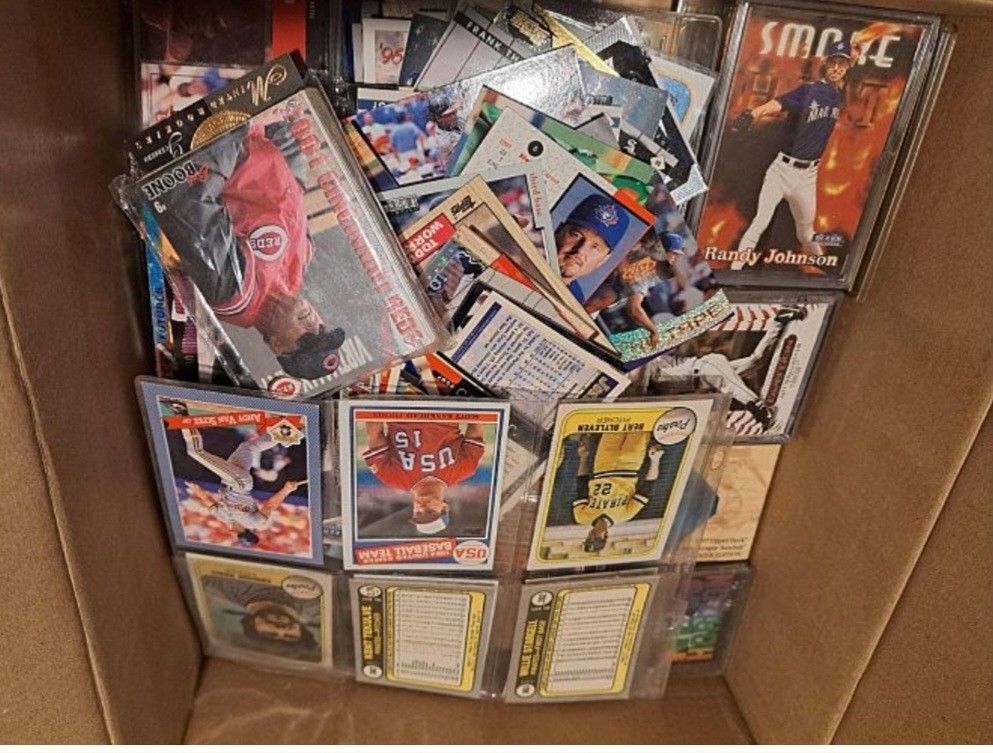 Box Of Baseball Cards