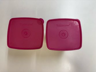Tupperware Square Containers Set of 2