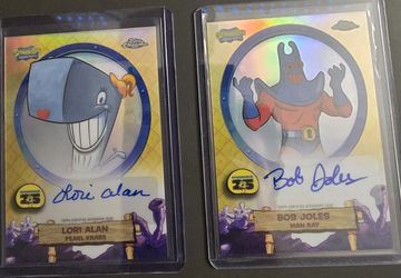 SpongeBob Topps Autograph Cards