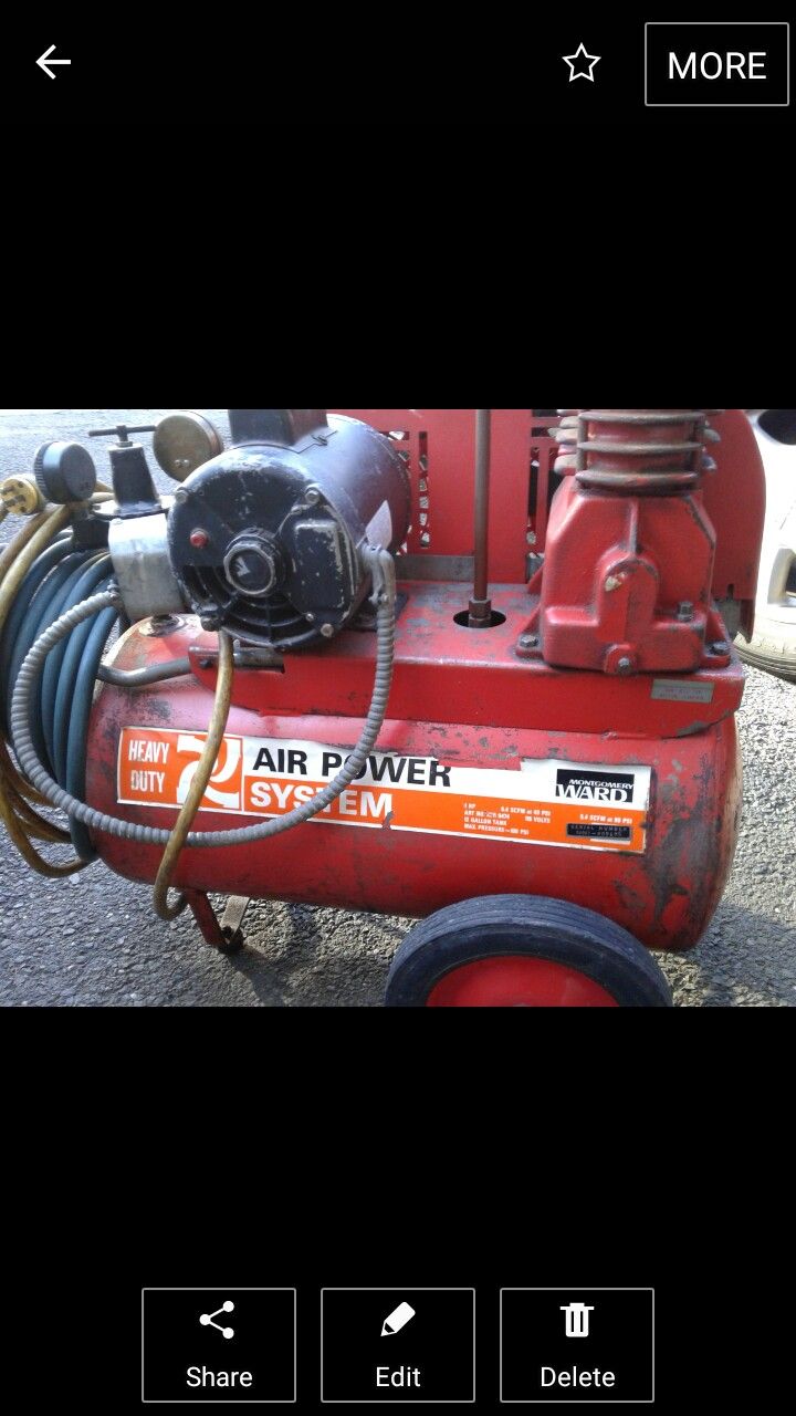 Montgomery ward air compressor