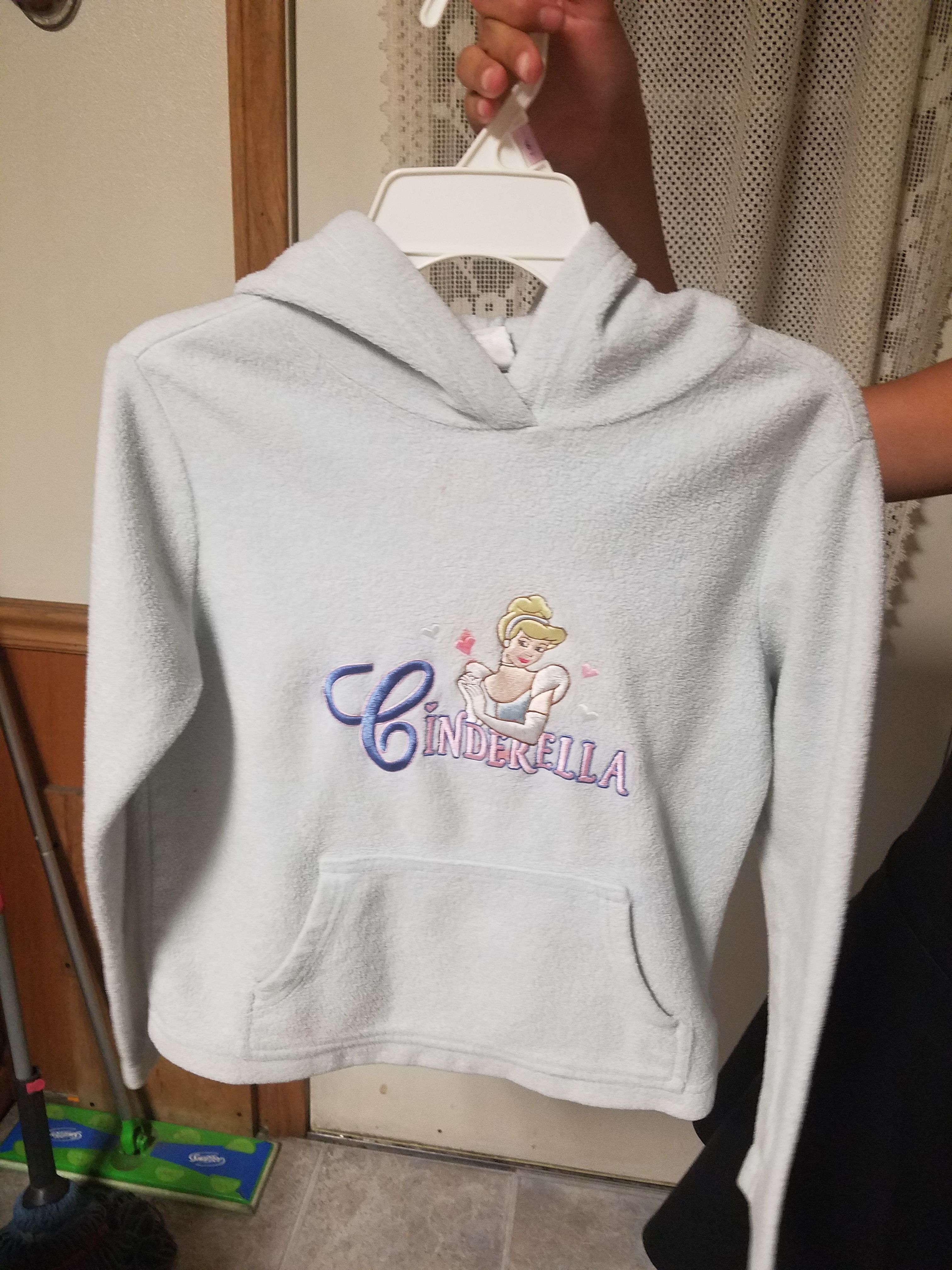 Disney store Cinderella blue sweater