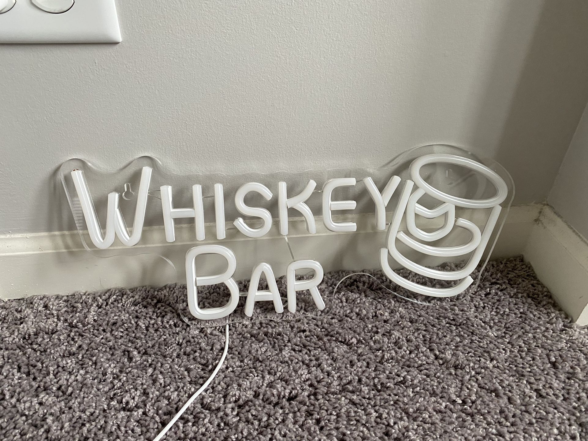 Whiskey Bar Neon Sign
