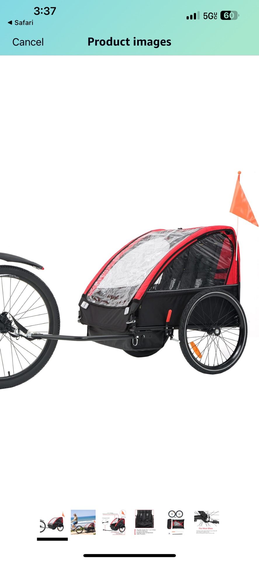 toddler trailer for bike