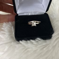 Engagement and Wedding Band Set Size 5