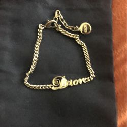 Christian Dior Sterling Silver Bracelet 