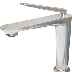 Bathroom Faucet Chrome, One Hole Single Handle Vessel Sink Faucet