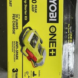 RYOBI 18V JUMP STARTER KIT 