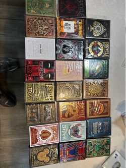 Playing cards sealed