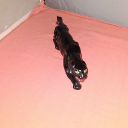 Vtg Redware Black Panther 