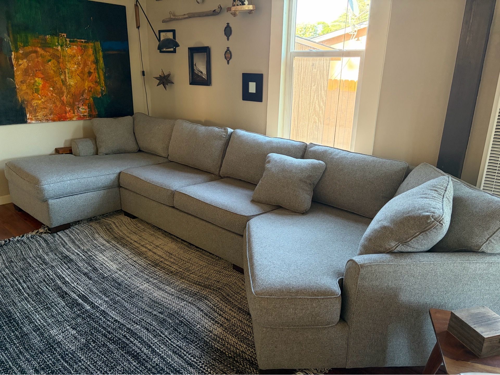 Macy’s Sectional Sofa Grey