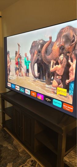 85 inch TV with the stand