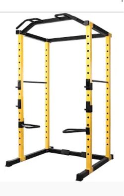 Squat rack with pullup bar new in box