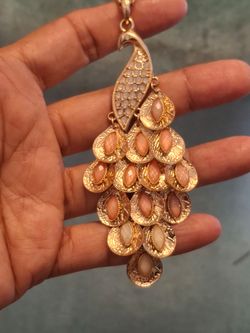 Peacock pendant Necklace