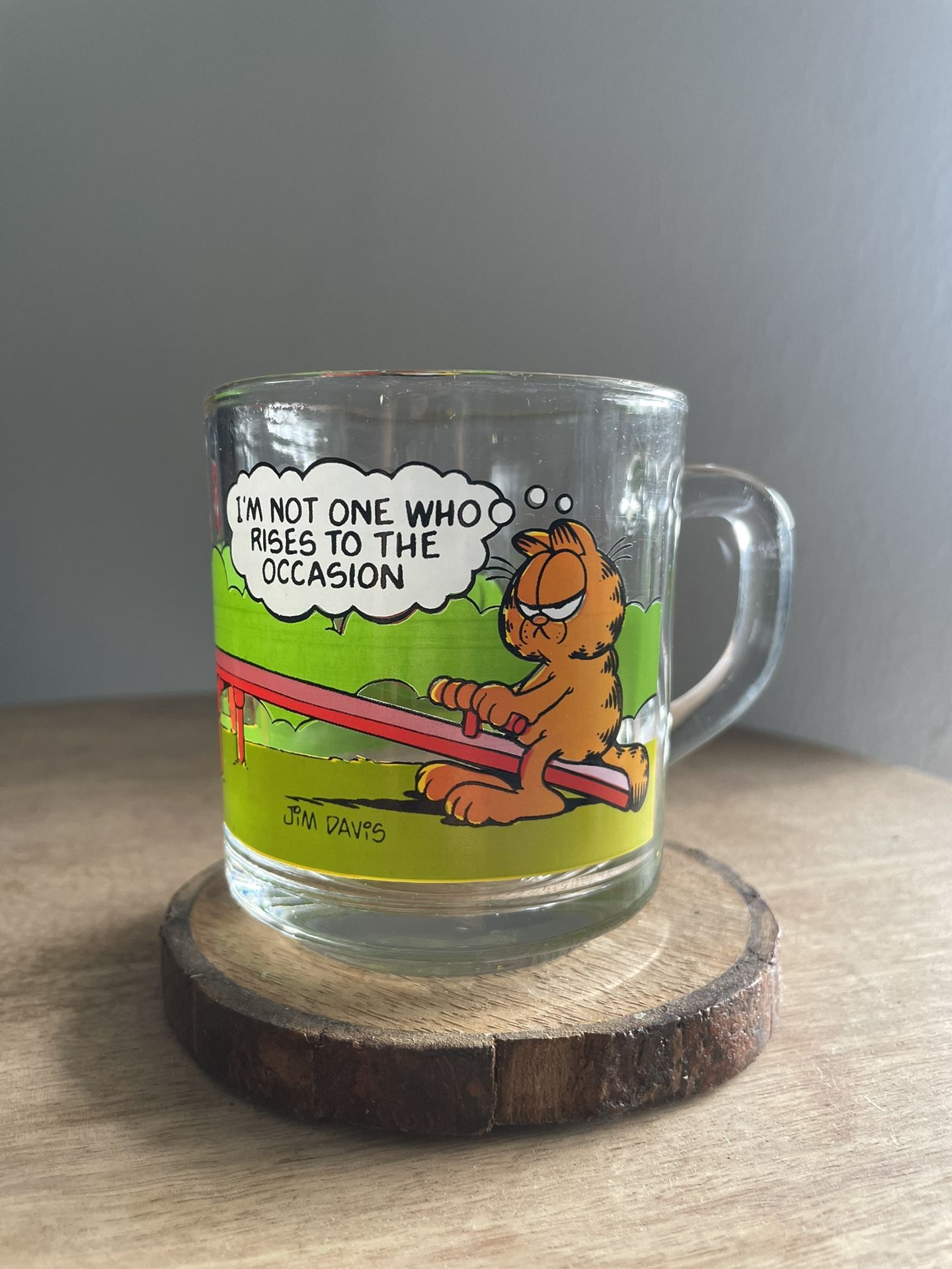 Vintage 1977 Garfield McDonald’s Glass Cups