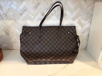 Louis Vuitton Neverfull Damier Ebene Tote Bag