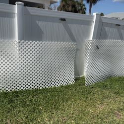 Privacy Plastic Lattice Fence