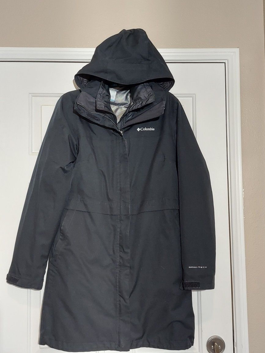 Woman's Columbia 3 In One Interchange Rain Jacket Size Small