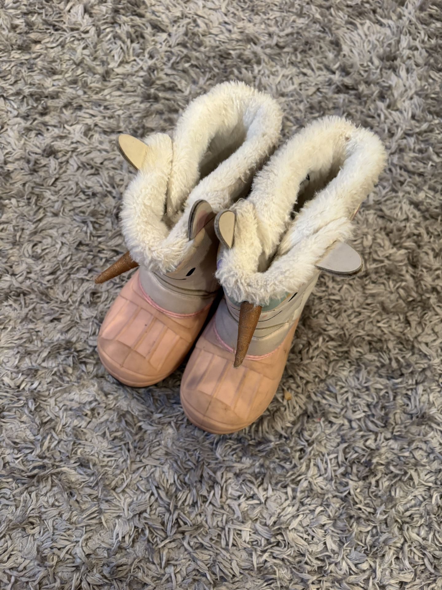 Cat & Jack Little Girls Unicorn Boots