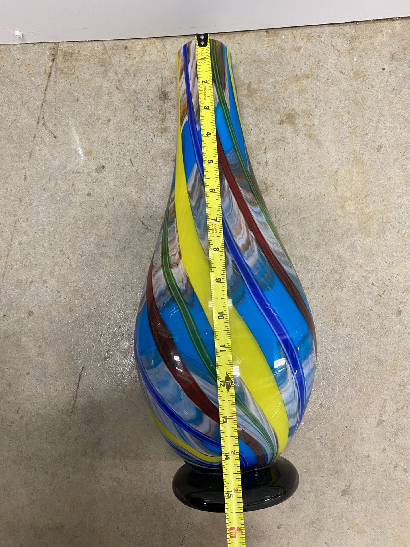 Abstract Glass Vase