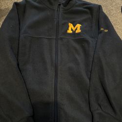 Columbia Boys Size 10/12 Fleece Zip Up